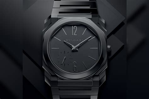 bvlgari all black watch replica